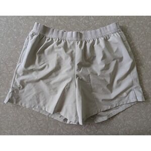 North Face Womens M Wanderer Shorts Light Grey Gorp Hiking Athletic Outdoors